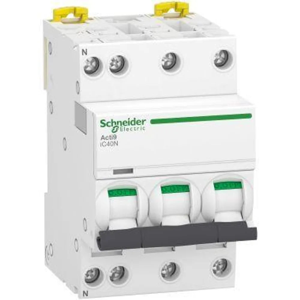 Schneider Electric iC40N Interruttore Magnetotermico 3P+N C 20A 6000A