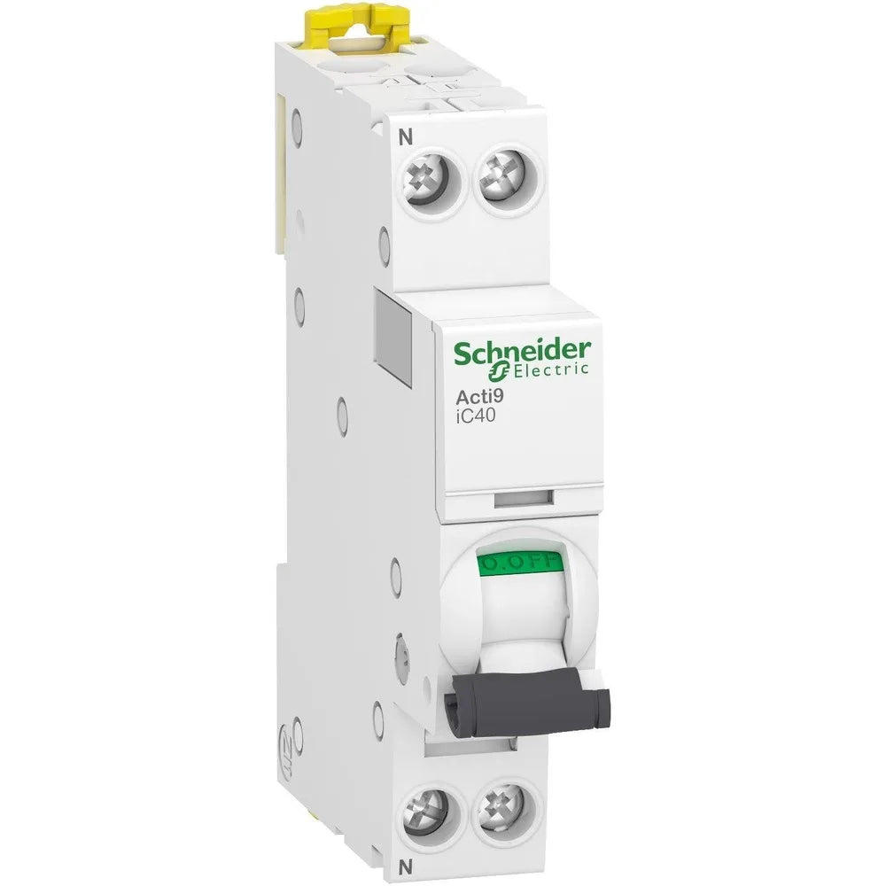 Schneider Electric iC40N A9P54610 Interruttore Magnetotermico 1P+N C 10A 6000A