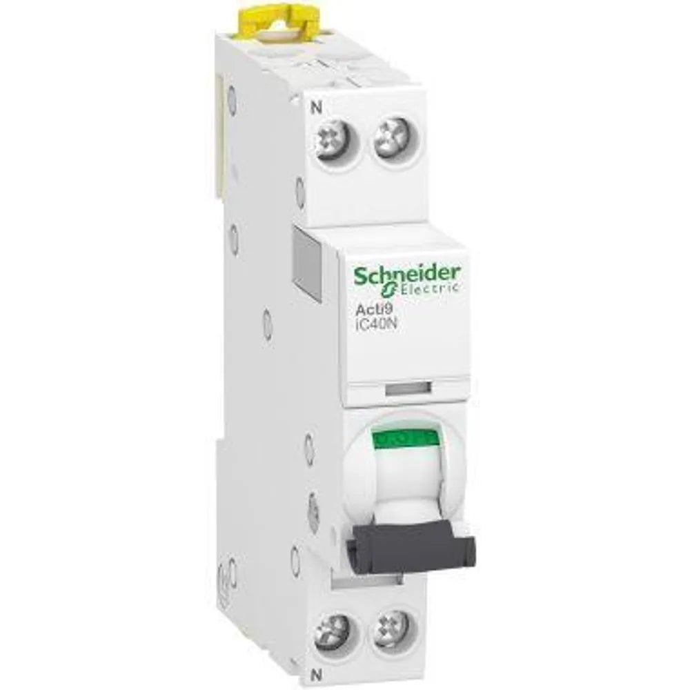 Schneider Electric iC40N A9P54620 Interruttore Magnetotermico 1P+N C 20A