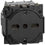 Bticino Living Now Presa Schuko Flat Nera KG4140A16F