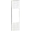 Bticino Living Now Placca Copriforo Bianco 1 Modulo KW07