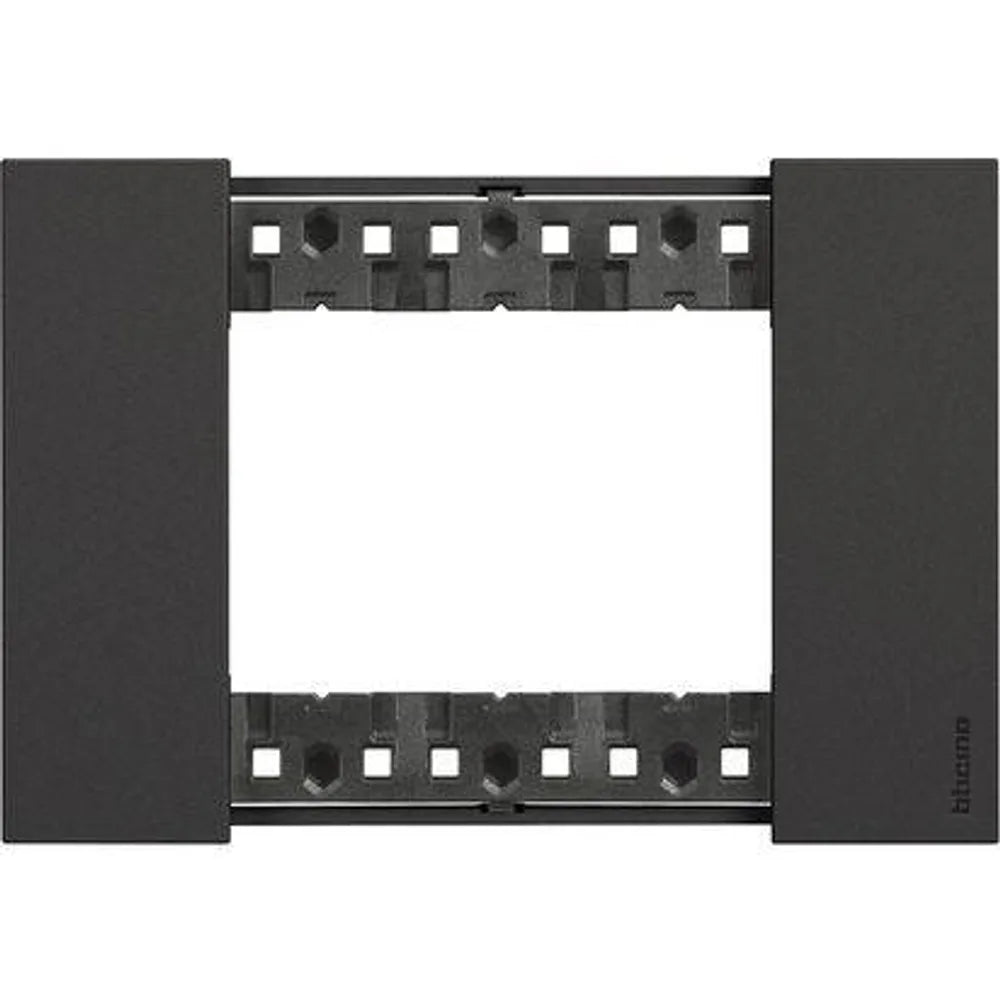 Bticino Living Now Placca 3 moduli Nero KA4803KG