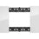 Bticino Living Now Placca 3 moduli Ghiaccio KA4803DW