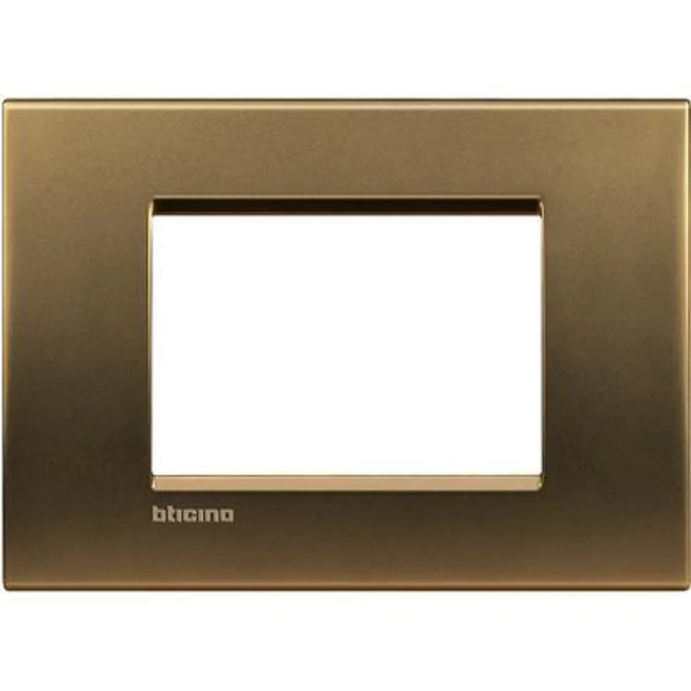 Bticino Living Placca Bronzo 3 Moduli LNA4803BZ