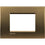 Bticino Living Placca Bronzo 3 Moduli LNA4803BZ