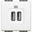 Bticino Living Light Caricatore USB 2 Prese Bianco N4285C2