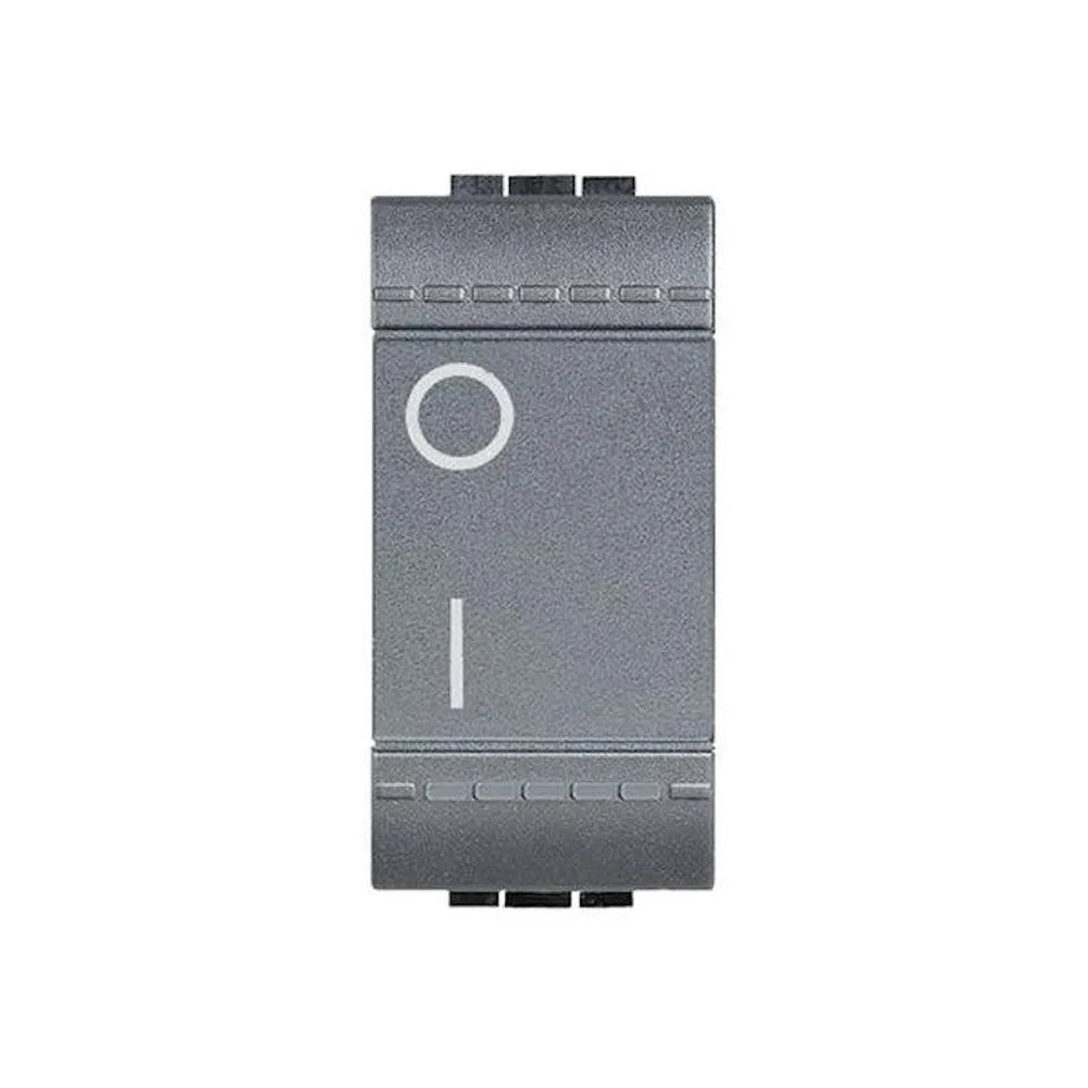 Bticino Living Interruttore 2P 16A Antracite L4002N