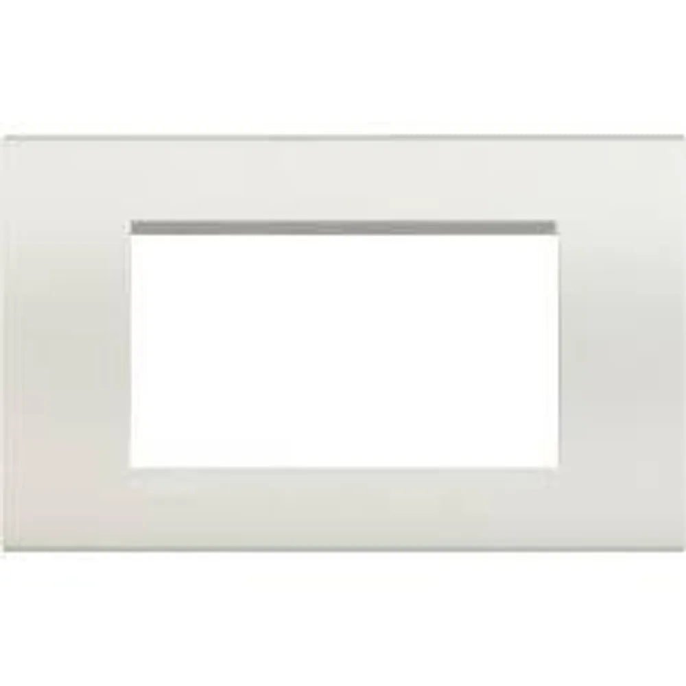 Bticino Living Light Placca 4 moduli Bianco LNA4804BI
