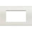 Bticino Living Light Placca 4 moduli Bianco LNA4804BI
