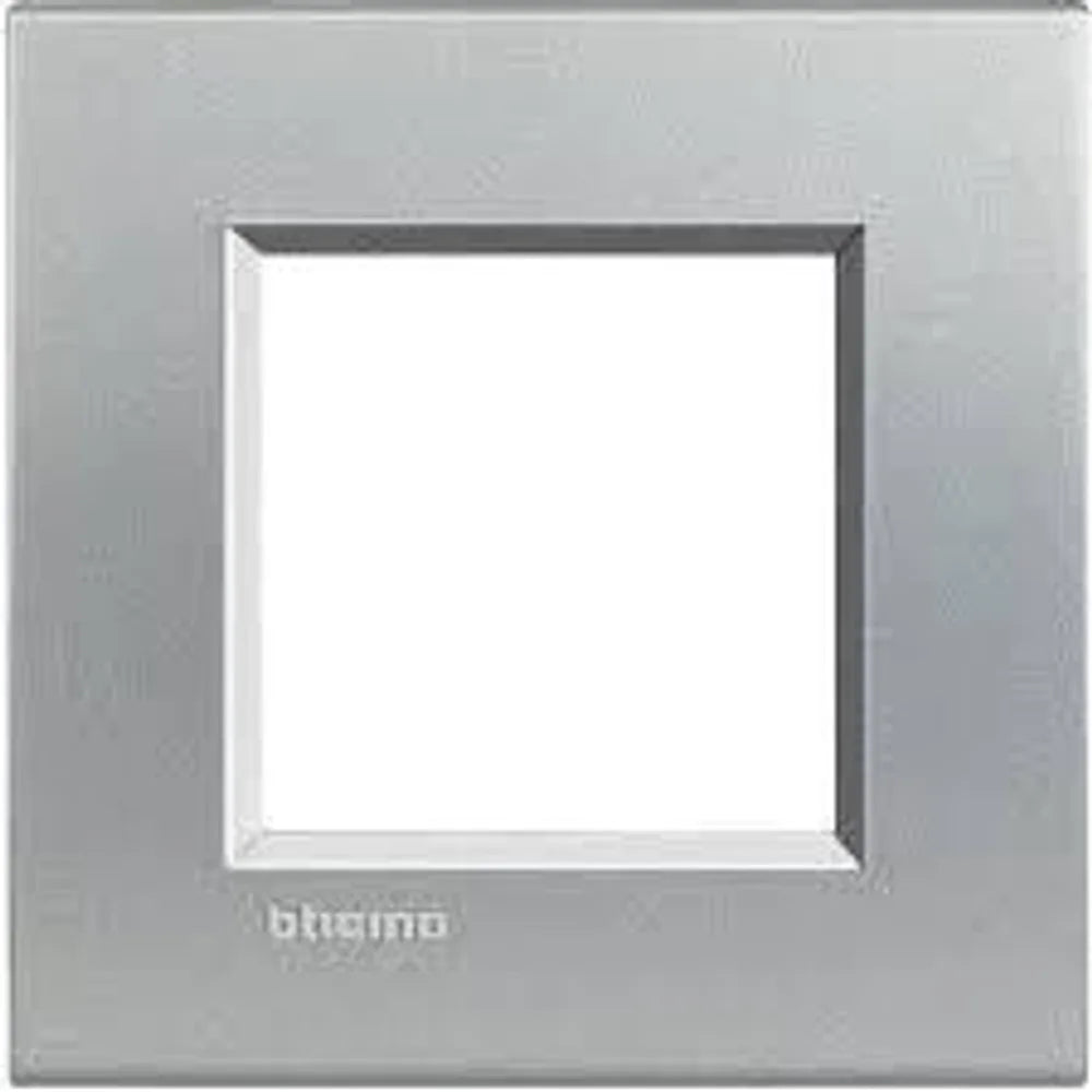 Placca Bticino Living Light Tech 2 moduli LNA4802TE