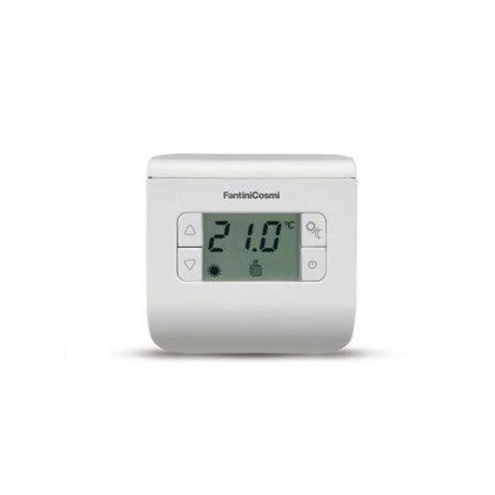 TERMOSTATO AMBIENTE DIGITALE 2 TEMP. BIANCO - CH110 - Fantini Cosmi