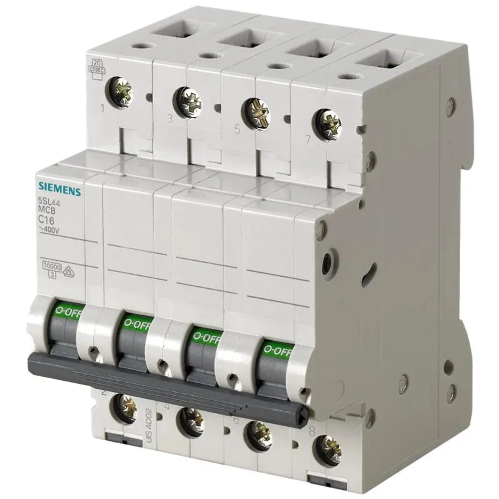 Interruttore magnetotermico 3P+N 32A, Tipo C -  Siemens 5SL44327