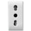 Presa Bipasso 2P+T 10/16A 1M 441006/15TS | Ave Domus S44