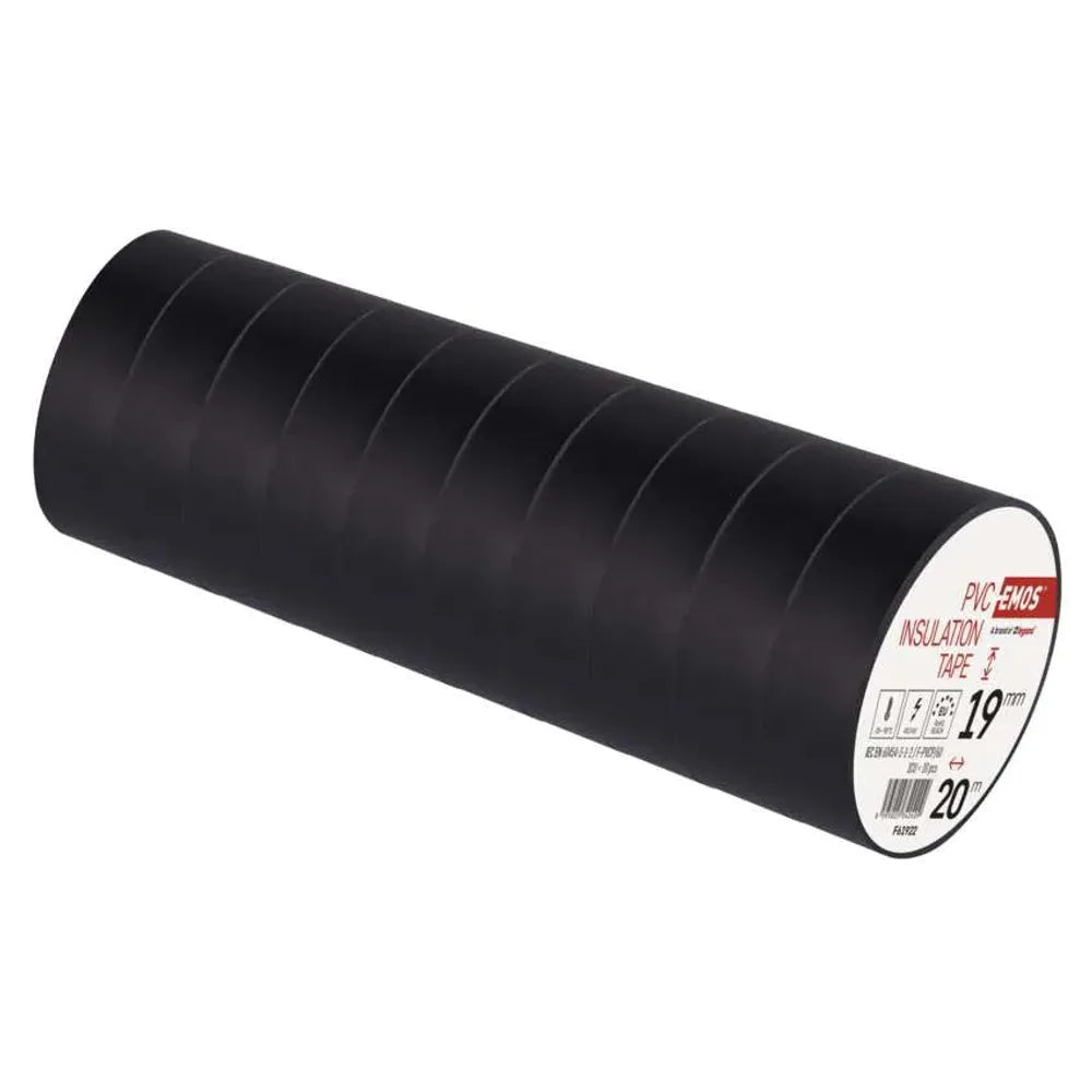 Nastro isolante Nero 19mm x 20 Metri - F61922 - Emos