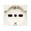 PRESA UNEL BIPASSO 2P+T10/16A BLANC - 45990/15TS - Ave Blanc