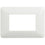 Placca Bticino Matix 3 moduli Bianco AM4803BBN