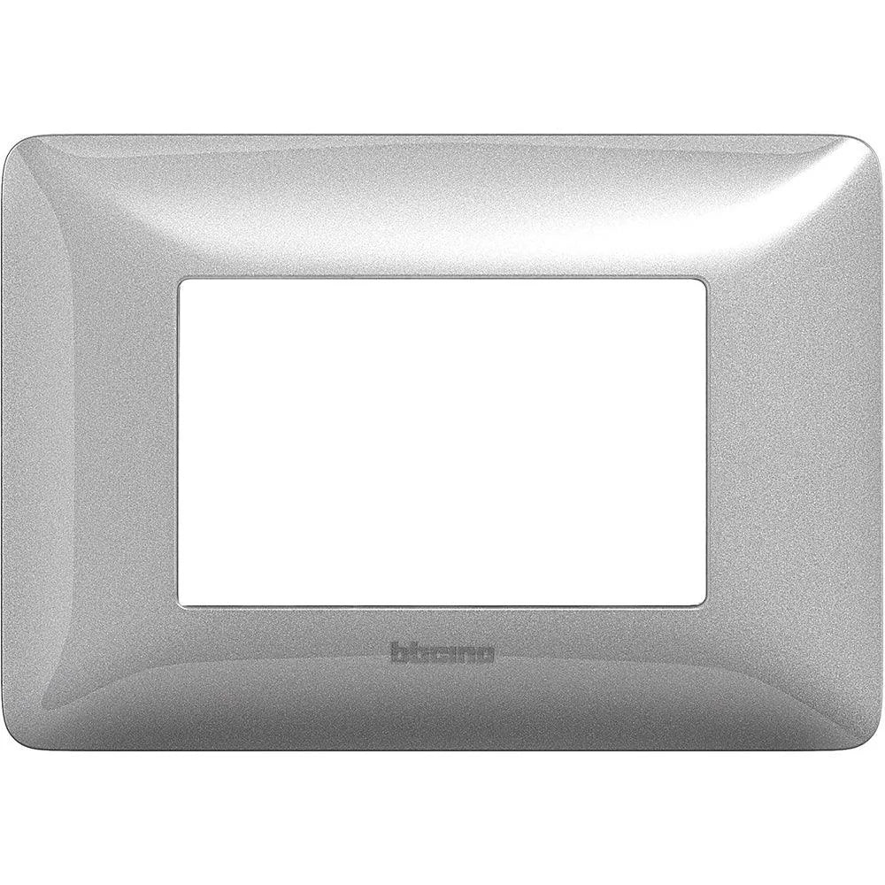 Bticino Matix Placca 3 moduli Argento AM4803MSL