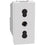 Bticino MatixGO Presa Bipasso 10/16A Bianca JW4180