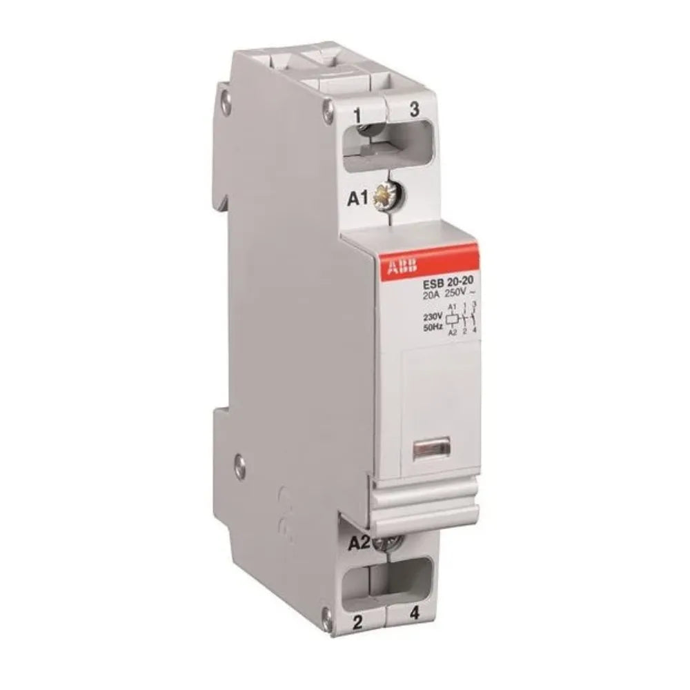 Contattore Modulare 12V 20A AC - ESB 20-20 - ABB