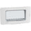 Bticino MatixGO Placca 4 moduli IP55 Bianca 28604W