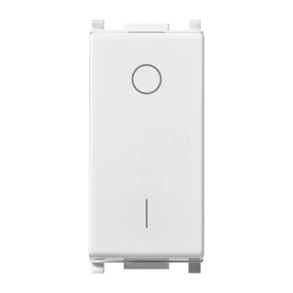 Interruttore 2P 16AX bianco 14015 Vimar Plana