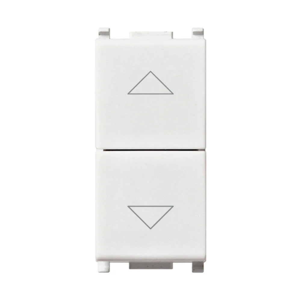 Due pulsanti interbl.1P NO+NO10A bianco - 14062 - Vimar Plana