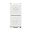 Due pulsanti interbl.1P NO+NO10A bianco - 14062 - Vimar Plana