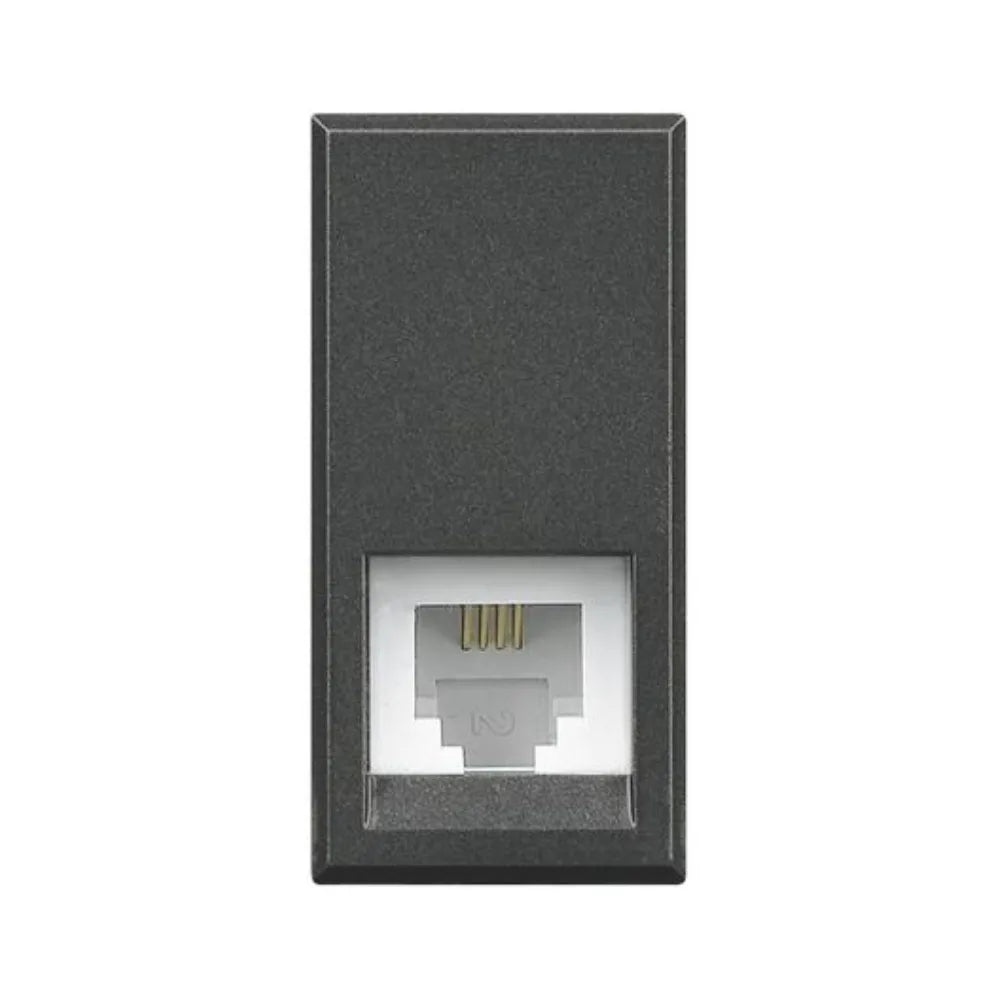 Connettore RJ11 tipo K10 - HS4258/11N - Bticino Axolute