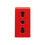 PRESA 2P+T 16A BIV.ST.ITALIANO ROSSA GW20295 - Gewiss System