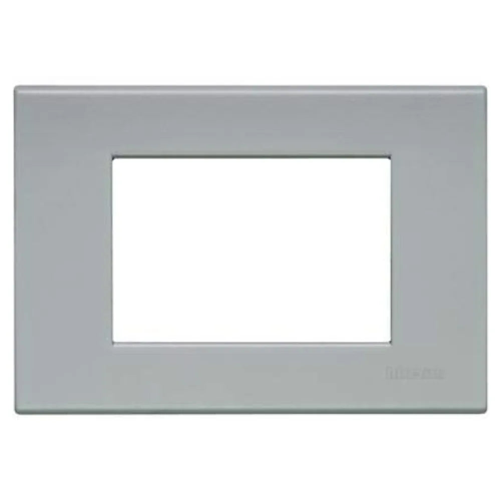 Placca Bticino Living Light 3 Posti Grigia N4803GE
