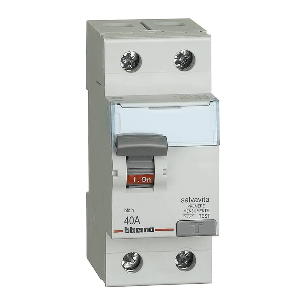 Bticino Interruttore Differenziale Puro AC 2P 40A 30mA GC723AC40
