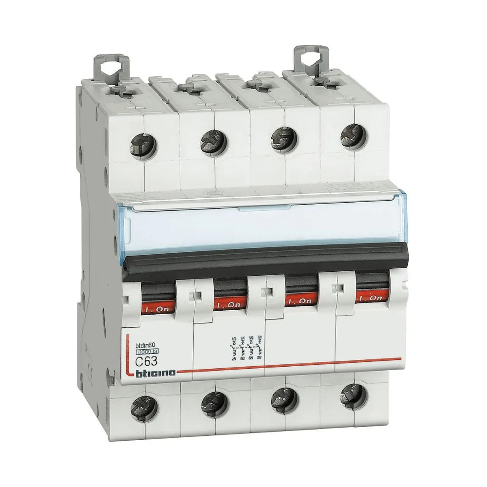 Bticino Btdin Interruttore Magnetotermico 63A 4 Moduli FN84C63
