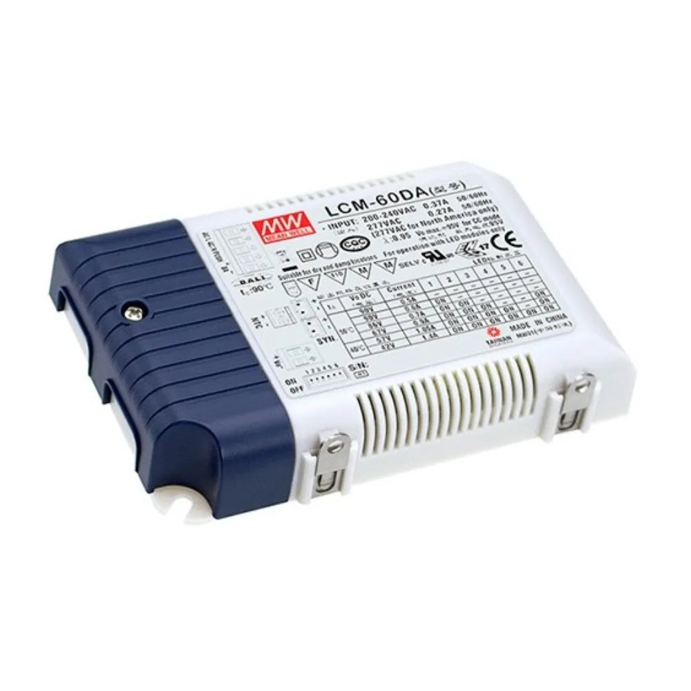Driver LED a corrente costante MEAN WELL LCM-60-DA 230V