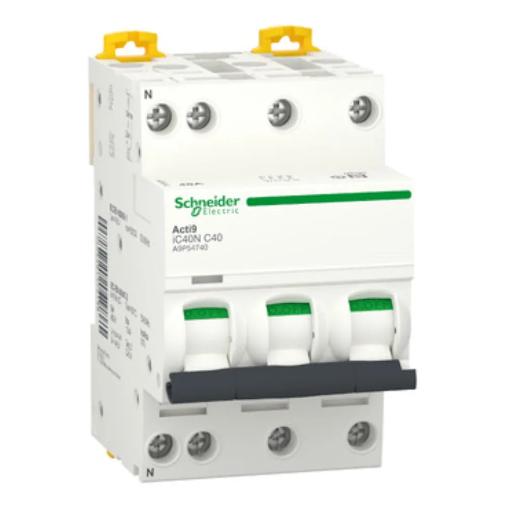 Schneider Electric iC40N 3P+N C 40A Interruttore Magnetotermico