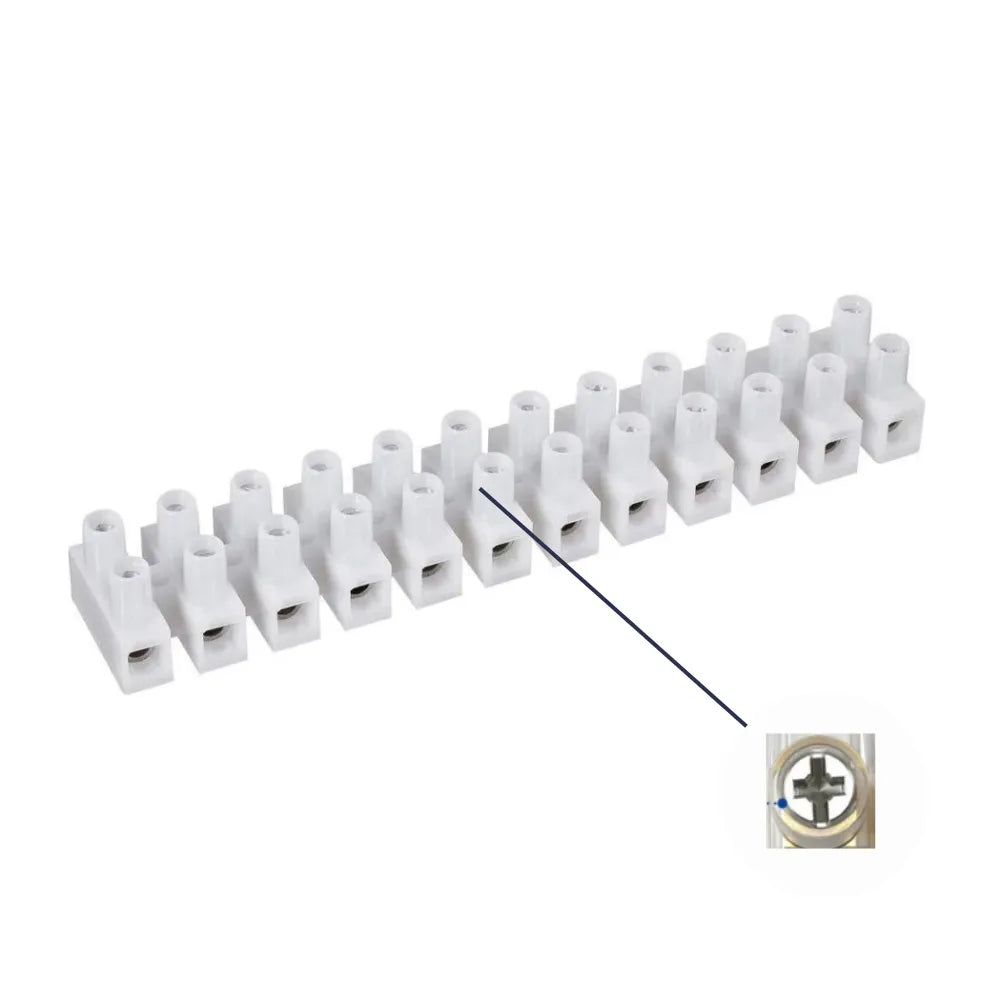 Morsettiera Elettrica Connettori di Cavo Elettrico Sezione 1.5 mm² ( Vite a Croce )