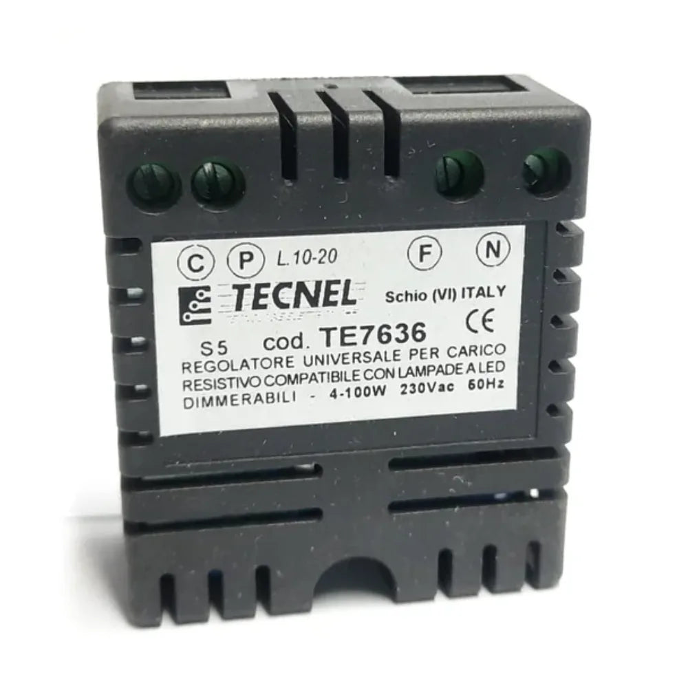 Dimmer Universale 230V con Memoria Tecnel TE7636