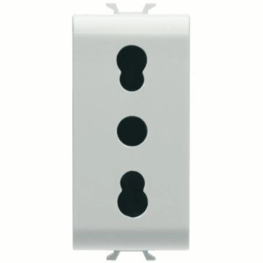 Presa 16a Bipasso Bianca Chorus GW10203