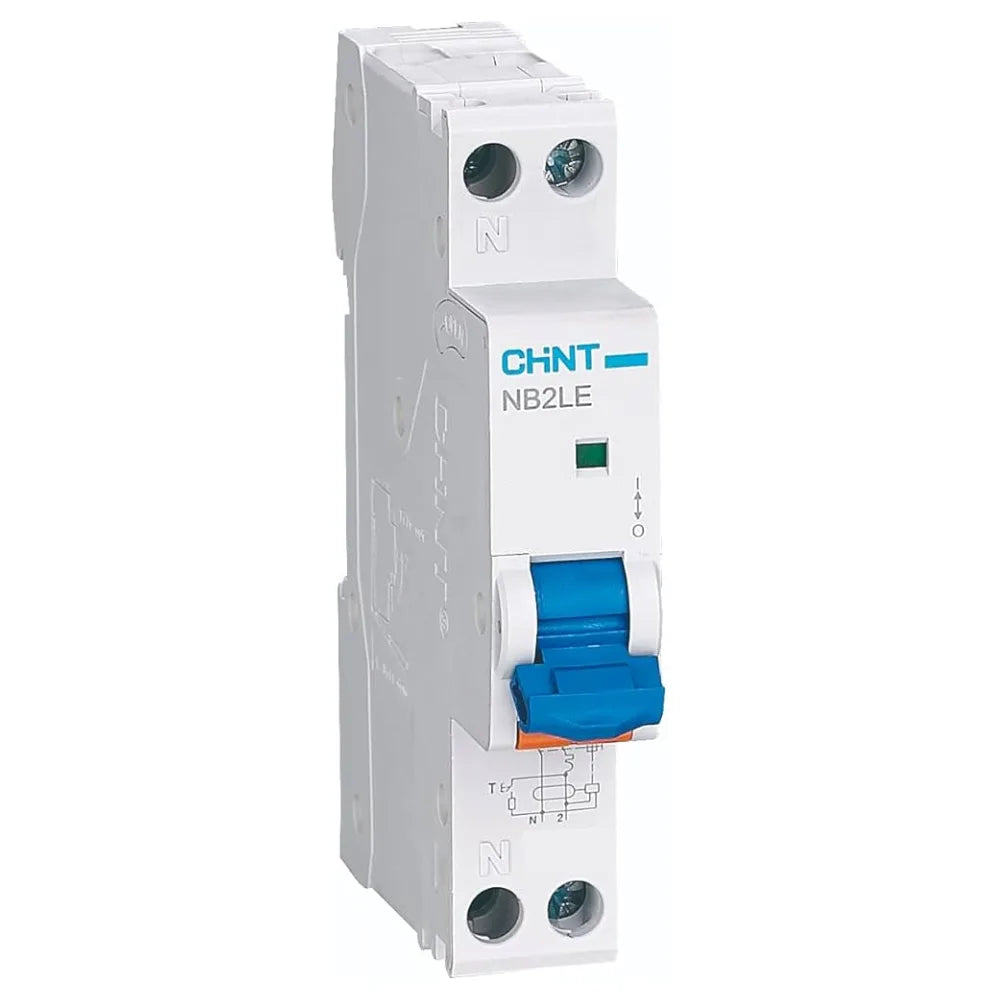 Magnetotermico differenziale 6A tipo A 30 mA curva C NB2LE 1P+N  6kA 1M | 252638 | Chint