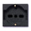 PRESA UNEL BIPASSO 2P+T 10/16A NOIR 45390/15TS