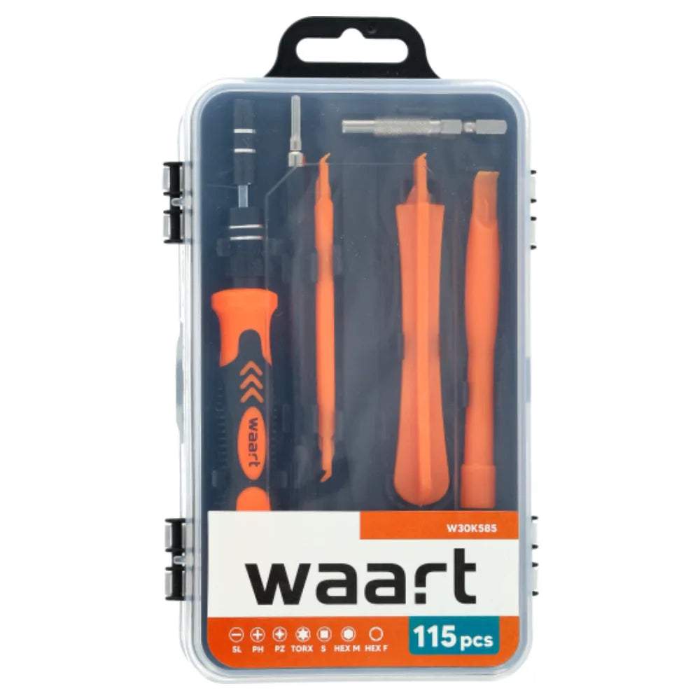 Set di cacciaviti di precisione 115 pezzi CR-V W30K585 | Waart