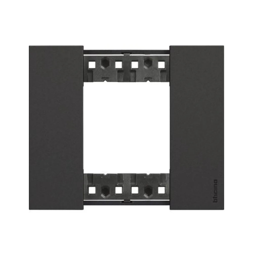 Bticino Living Now Placca 2 Moduli Nera KA4802KG