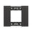 Bticino Living Now Placca 2 Moduli Nera KA4802KG