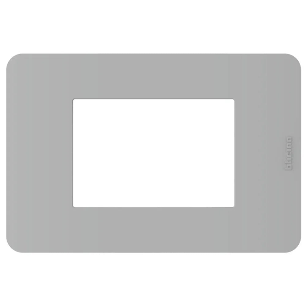 Placca 3P Grigia JA4803JG | Bticino MatixGo Grigia