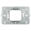 Bticino Matix Supporto 2 Moduli per Scatola Tonda 500S/23A