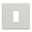 Bticino Magic Placca 1 Posto Oxidal per Scatola Tonda 500/1/X