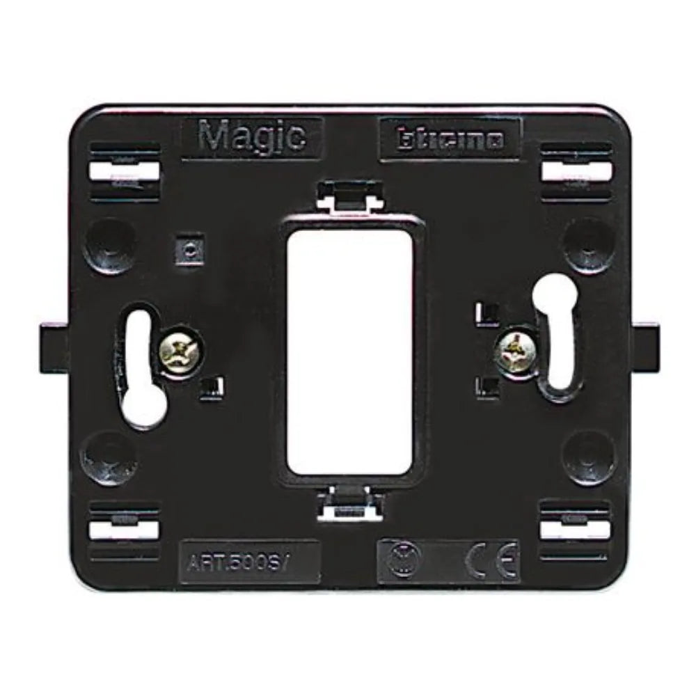 Bticino Magic Supporto 1 Posto per Scatola Tonda 500S/1