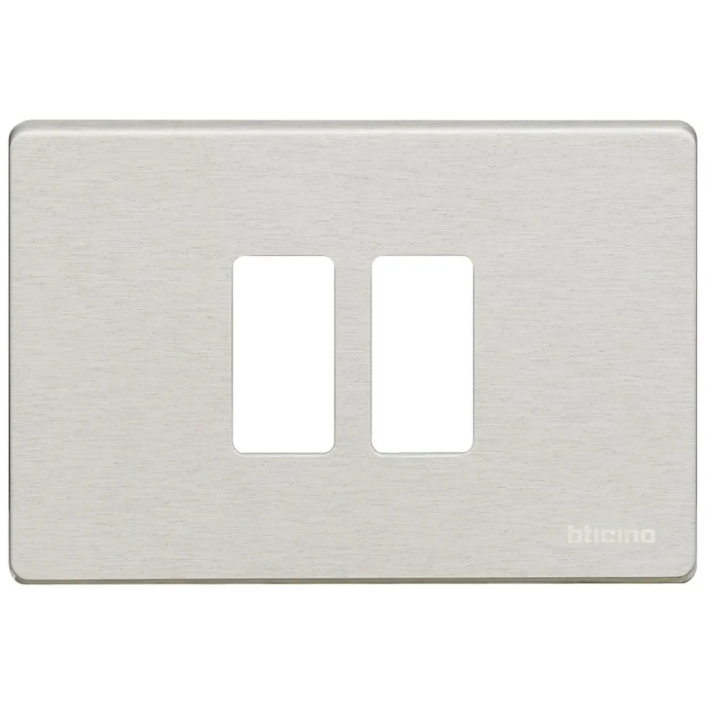 Bticino Magic Placca 2 Posti Rotonda 500/23/X