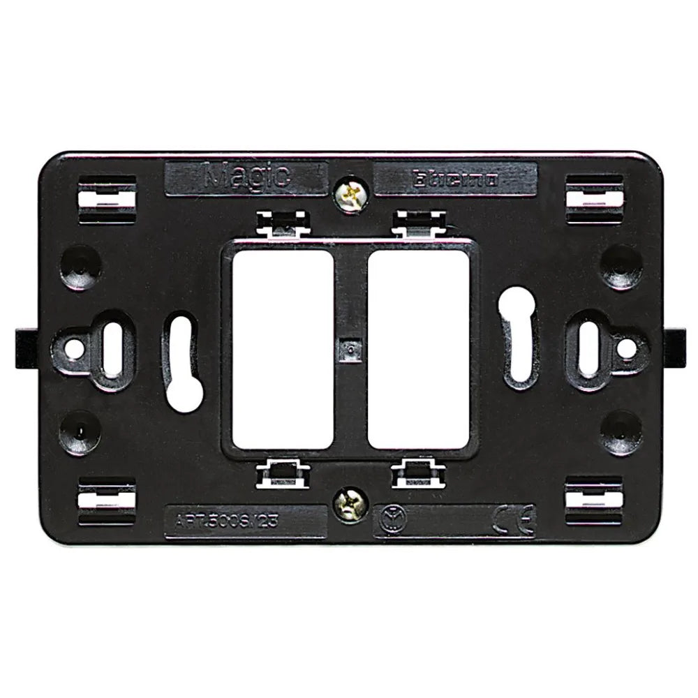 Bticino Magic Supporto 2 Posti per Scatola Rotonda 500S/23