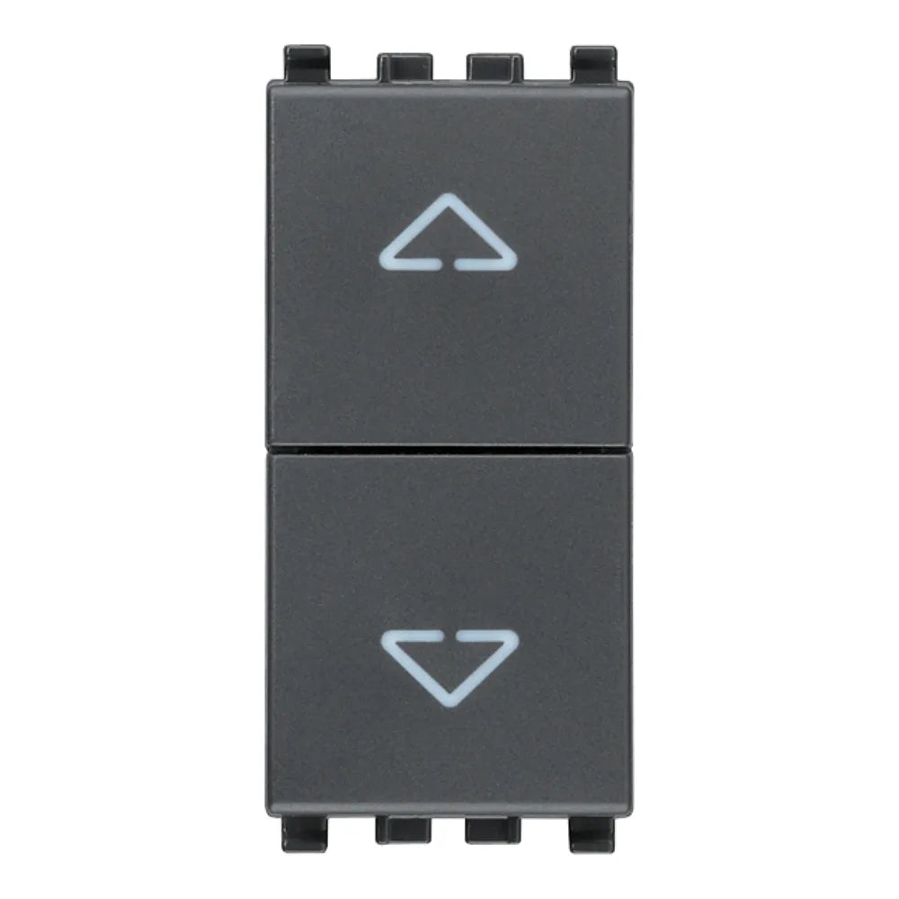 Due pulsanti interblocc.NO+NO 10A grigio 20062 | Vimar