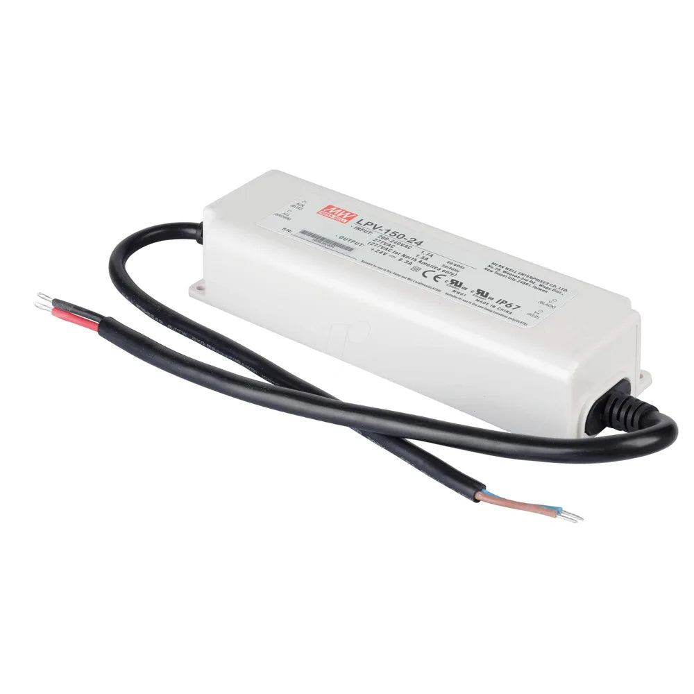 Alimentatore Led 150W 24V IP67 LPV-150-24 | Mean Well